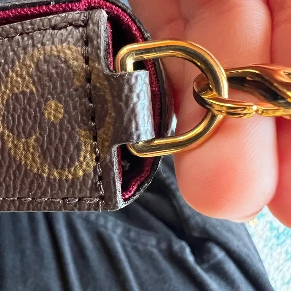 Louis Vuitton Monogram Pochette Félicie - Brown/Gold - Picture 5 of 16